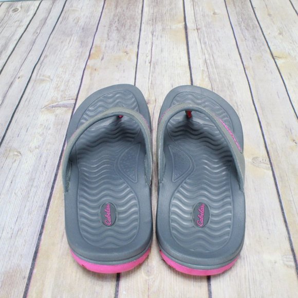 Cabela's Vent Thong Flip Flop Sport Sandals Size 6 - Picture 7 of 8